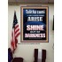 TALITHA CUMI ARISE SHINE OUT OF DARKNESS  Children Room Poster  GWPEACE10032  "12X14"