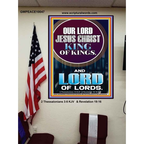 JESUS CHRIST - KING OF KINGS LORD OF LORDS   Bathroom Wall Art  GWPEACE10047  