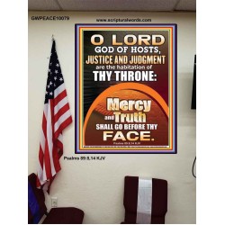 JUSTICE AND JUDGEMENT THE HABITATION OF YOUR THRONE O LORD  New Wall Décor  GWPEACE10079  "12X14"