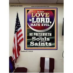 SOULS OF THE SAINTS IS PRESERVED  Scripture Art Prints Poster  GWPEACE10083  "12X14"