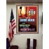 THE STEP OF A GOOD MAN  Contemporary Christian Wall Art  GWPEACE10477  "12X14"