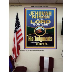 JEHOVAH NISSI IS THE LORD OUR GOD  Christian Paintings  GWPEACE10696  "12X14"