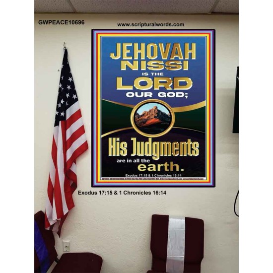 JEHOVAH NISSI IS THE LORD OUR GOD  Christian Paintings  GWPEACE10696  