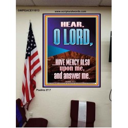 BECAUSE OF YOUR GREAT MERCIES PLEASE ANSWER US O LORD  Art & Wall Décor  GWPEACE11813  "12X14"