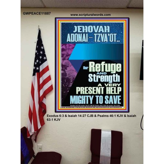 JEHOVAH ADONAI-TZVA'OT LORD OF HOSTS AND EVER PRESENT HELP  Church Picture  GWPEACE11887  