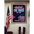 BE OBEDIENT UNTO THE VOICE OF THE LORD OUR GOD  Righteous Living Christian Poster  GWPEACE11903  "12X14"