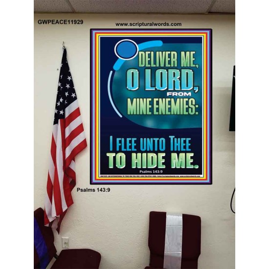 O LORD I FLEE UNTO THEE TO HIDE ME  Ultimate Power Poster  GWPEACE11929  