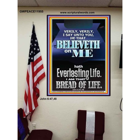 I AM THAT BREAD OF LIFE  Unique Power Bible Poster  GWPEACE11955  