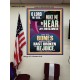 MAKE ME TO HEAR JOY AND GLADNESS  Scripture Poster Signs  GWPEACE11988  