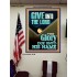 GIVE UNTO THE LORD GLORY DUE UNTO HIS NAME  Bible Verse Art Poster  GWPEACE12004  "12X14"
