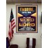 MEDITATE THE WORD OF THE LORD DAY AND NIGHT  Contemporary Christian Wall Art Poster  GWPEACE12202  "12X14"