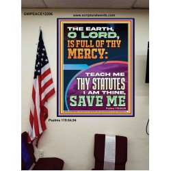 I AM THINE SAVE ME O LORD  Scripture Art Prints  GWPEACE12206  "12X14"