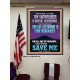 ACCORDING TO THINE ORDINANCES I AM THINE SAVE ME  Bible Verse Poster  GWPEACE12209  