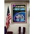 UNDERSTAND WHAT THE WILL OF THE LORD IS  Sanctuary Wall Picture Poster  GWPEACE12228  "12X14"