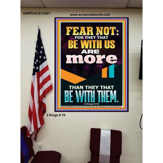 THEY THAT BE WITH US ARE MORE THAN THEM  Modern Wall Art  GWPEACE12301  