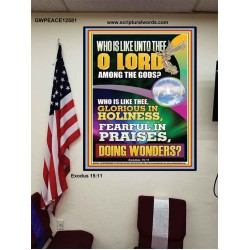 FEARFUL IN PRAISES DOING WONDERS  Eternal Power Poster  GWPEACE12581  "12X14"