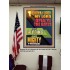 OPEN YE THE GATES DO GREAT AND MIGHTY THINGS JEHOVAH JIREH MY LORD  Scriptural Décor Poster  GWPEACE13007  "12X14"