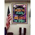 BE UNITED TOGETHER AS A LIVING PLACE OF GOD IN THE SPIRIT  Scripture Poster Signs  GWPEACE13016  "12X14"