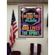 BE UNITED TOGETHER AS A LIVING PLACE OF GOD IN THE SPIRIT  Scripture Poster Signs  GWPEACE13016  
