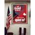 IF GOD BE FOR US  Righteous Living Christian Poster  GWPEACE9859  "12X14"