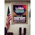 THE LORD BE GRACIOUS UNTO THEE  Unique Scriptural Poster  GWPEACE9991  "12X14"