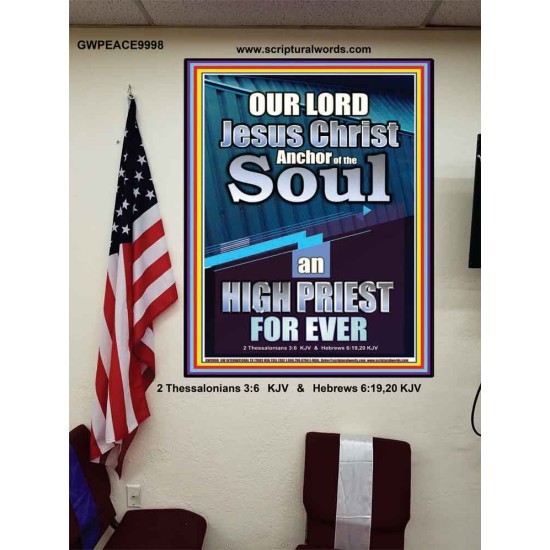 ACHOR OF THE SOUL JESUS CHRIST  Sanctuary Wall Poster  GWPEACE9998  
