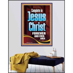 COMPLETE IN JESUS CHRIST FOREVER  Children Room Poster  GWPEACE10015  "12X14"