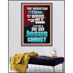 THE MOUNTAIN SHALL BE THINE  Ultimate Power Poster  GWPEACE10020  "12X14"