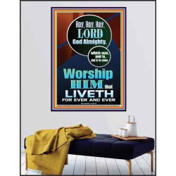 HOLY HOLY HOLY LORD GOD ALMIGHTY  Home Art Poster  GWPEACE10036  "12X14"