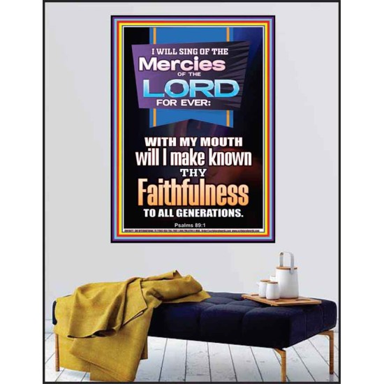 SING OF THE MERCY OF THE LORD  Décor Art Work  GWPEACE10071  