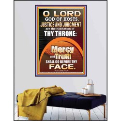 JUSTICE AND JUDGEMENT THE HABITATION OF YOUR THRONE O LORD  New Wall Décor  GWPEACE10079  "12X14"