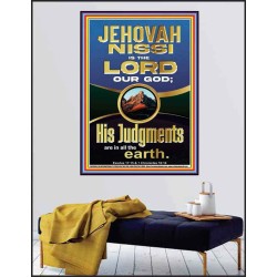 JEHOVAH NISSI IS THE LORD OUR GOD  Christian Paintings  GWPEACE10696  "12X14"