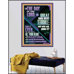 THE GREAT DAY OF THE LORD  Sciptural Décor  GWPEACE11772  "12X14"