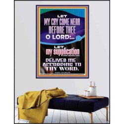 ABBA FATHER CONSIDER MY CRY AND SHEW ME YOUR TENDER MERCIES  Christian Quote Poster  GWPEACE11783  "12X14"
