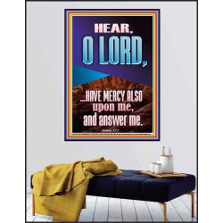 BECAUSE OF YOUR GREAT MERCIES PLEASE ANSWER US O LORD  Art & Wall Décor  GWPEACE11813  "12X14"