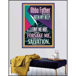 ABBA FATHER THOU HAST BEEN OUR HELP IN AGES PAST  Wall Décor  GWPEACE11814  "12X14"