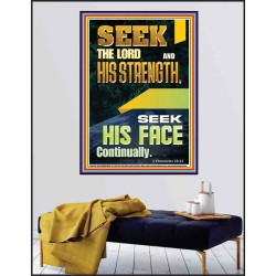 SEEK THE FACE OF GOD CONTINUALLY  Unique Scriptural ArtWork  GWPEACE11838  "12X14"