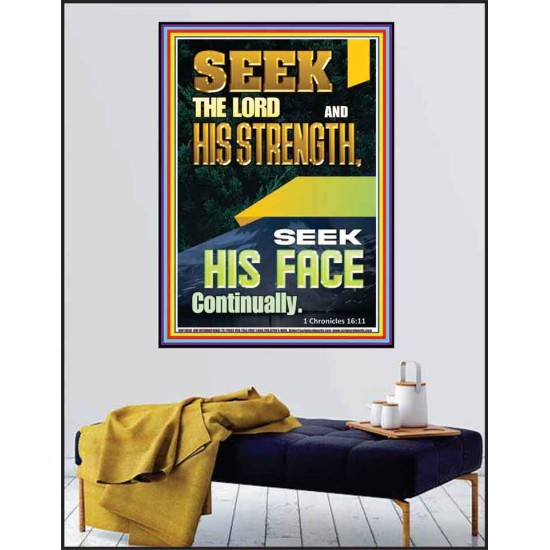 SEEK THE FACE OF GOD CONTINUALLY  Unique Scriptural ArtWork  GWPEACE11838  