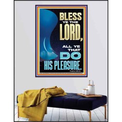 DO HIS PLEASURE AND BE BLESSED  Art & Décor Poster  GWPEACE11854  "12X14"