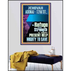 JEHOVAH ADONAI-TZVA'OT LORD OF HOSTS AND EVER PRESENT HELP  Church Picture  GWPEACE11887  "12X14"