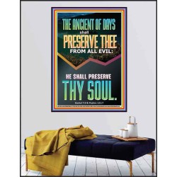 THE ANCIENT OF DAYS SHALL PRESERVE THEE FROM ALL EVIL  Children Room Wall Poster  GWPEACE11906  "12X14"