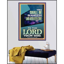 BE ABSOLUTELY TRUE TO OUR LORD JEHOVAH  Eternal Power Picture  GWPEACE11913  "12X14"