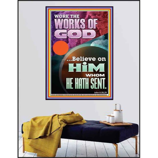 WORK THE WORKS OF GOD  Eternal Power Poster  GWPEACE11949  