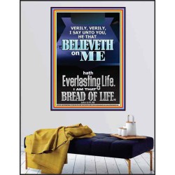 I AM THAT BREAD OF LIFE  Unique Power Bible Poster  GWPEACE11955  "12X14"