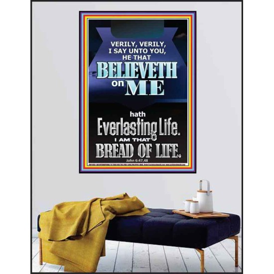 I AM THAT BREAD OF LIFE  Unique Power Bible Poster  GWPEACE11955  
