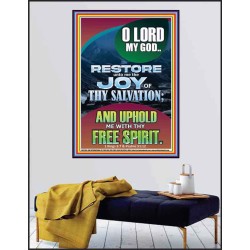 THE JOY OF SALVATION  Bible Verse Poster  GWPEACE11984  "12X14"