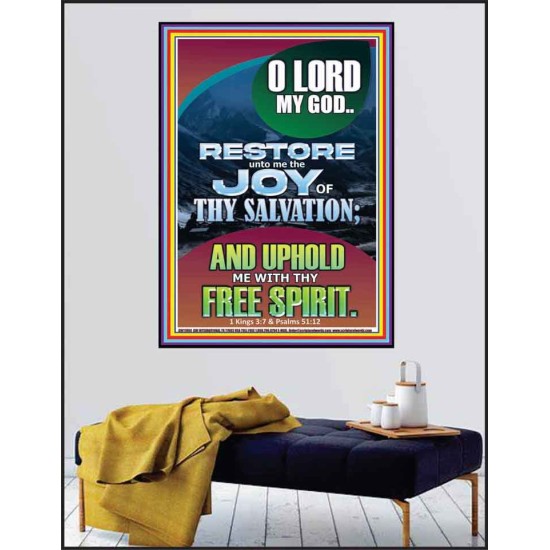 THE JOY OF SALVATION  Bible Verse Poster  GWPEACE11984  