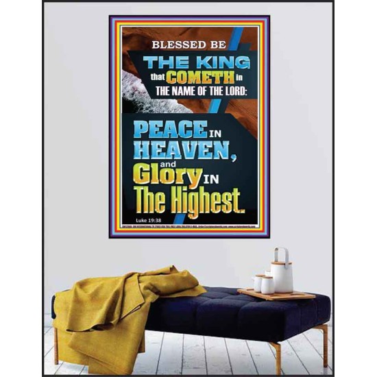 PEACE IN HEAVEN AND GLORY IN THE HIGHEST  Contemporary Christian Wall Art  GWPEACE12006  