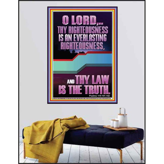 THY LAW IS THE TRUTH O LORD  Religious Wall Art   GWPEACE12213  