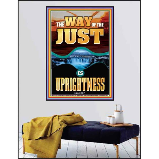 THE WAY OF THE JUST IS UPRIGHTNESS  Scriptural Décor  GWPEACE12288  